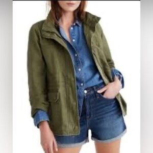 Madewell Women’s Utility Military-Inspired Olive Green / Size S / 100% Cotton